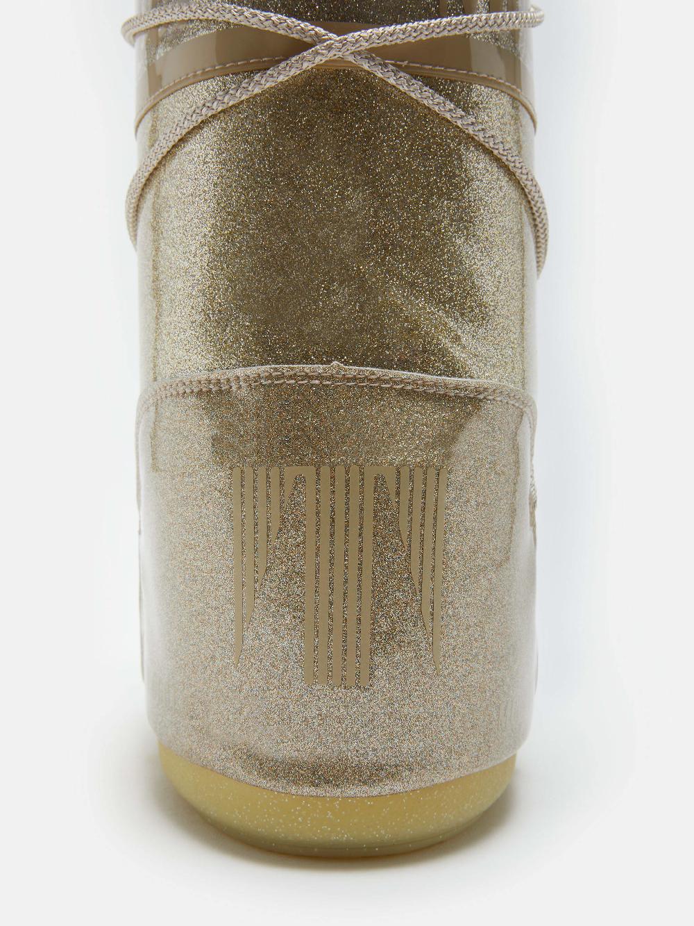 Moon Boot ICON GLITTER ORO Novità