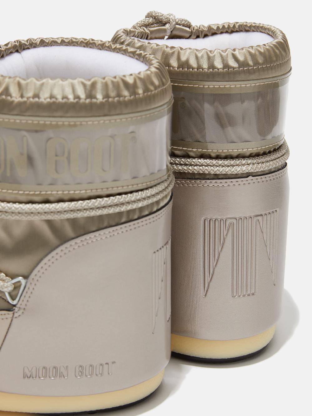 Moon Boot ICON LOW GLANCE PLATINO IN RASO Presa
