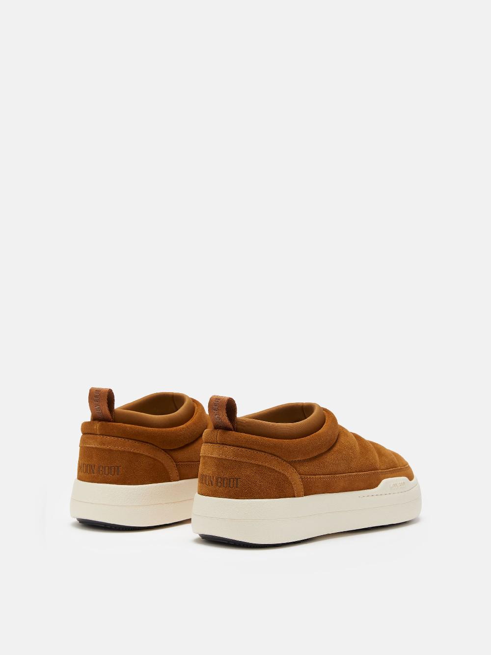 Moon Boot PARK SOFT COGNAC IN PELLE SCAMOSCIATA Vendita Calda