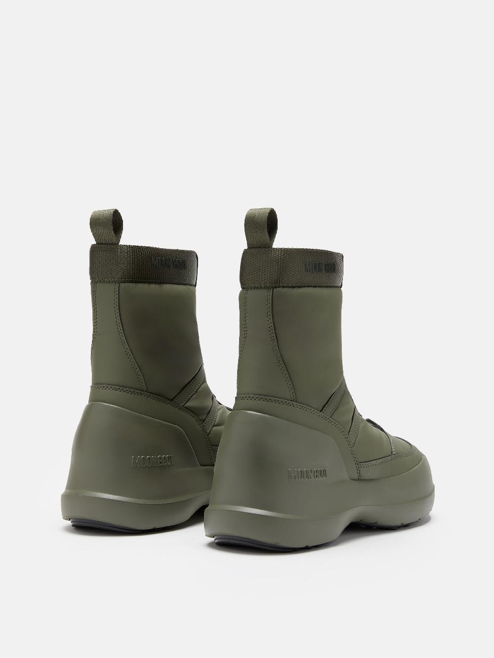 Moon Boot STIVALE LUNA KAKI CON ZIP Saldi Di Fabbrica