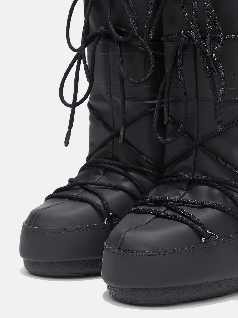 Moon Boot ICON NERO IN GOMMA I Più Venduti