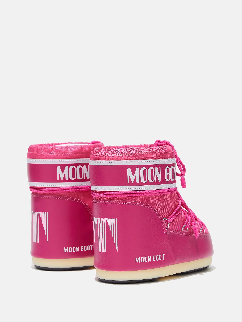 Moon Boot ICON LOW FUCSIA IN NYLON Vendite Flash
