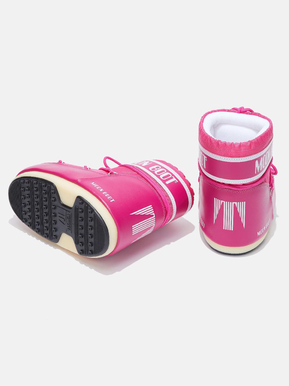 Moon Boot ICON LOW FUCSIA IN NYLON Vendite Flash