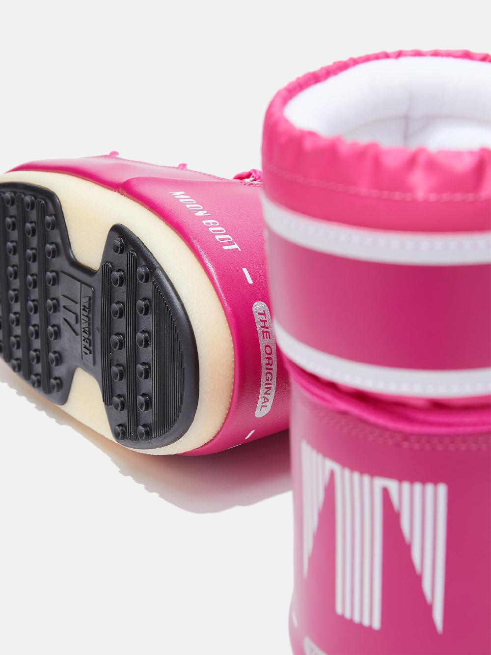 Moon Boot ICON LOW FUCSIA IN NYLON Vendite Flash