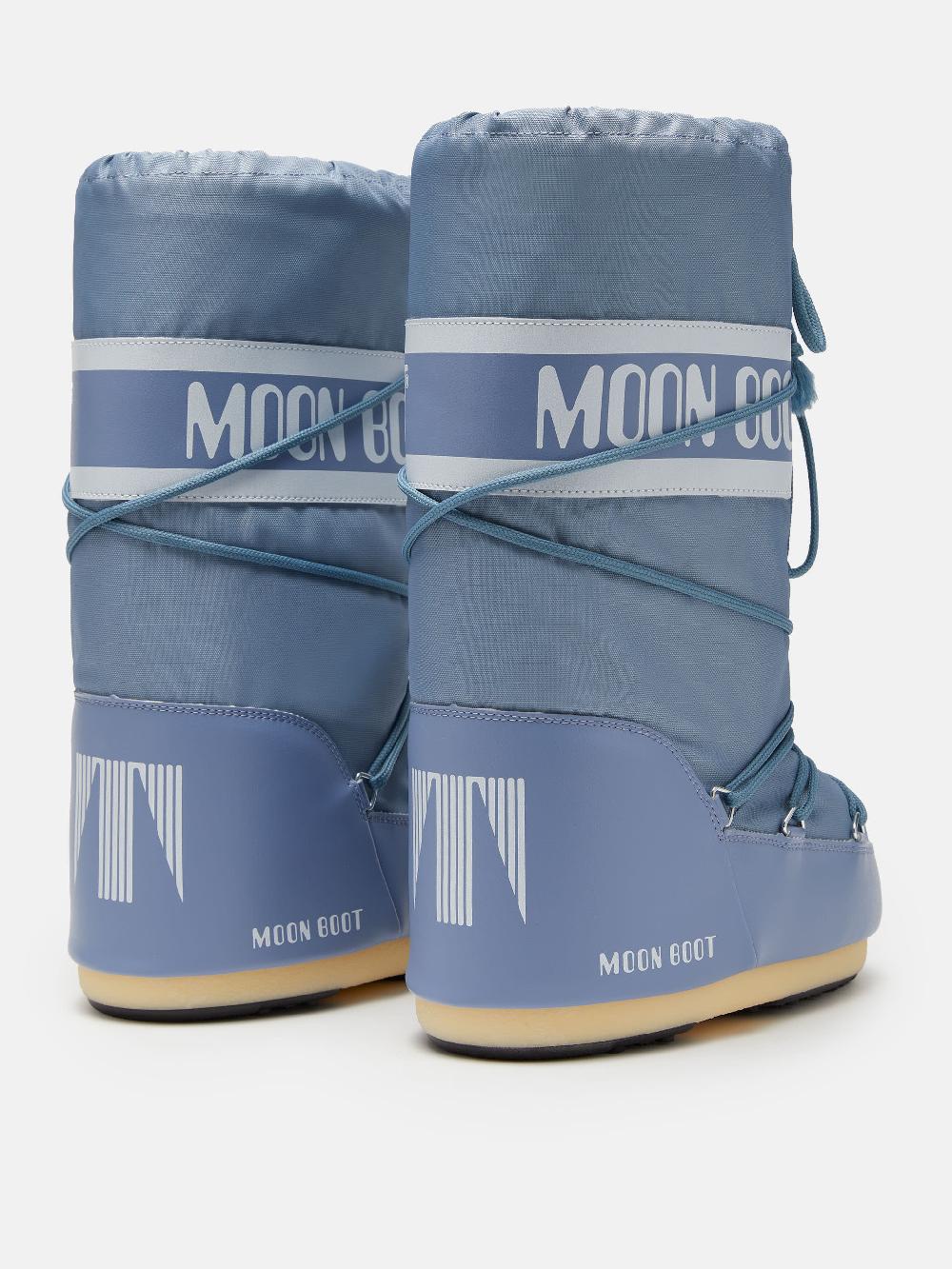 Moon Boot ICON NYLON GRIGIO Vendita