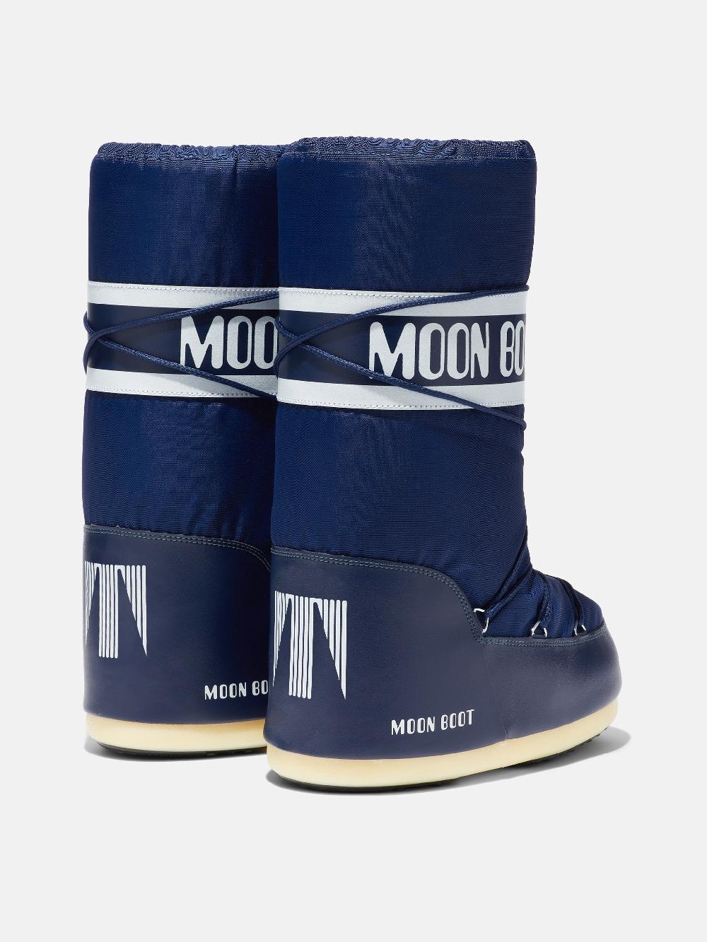 Moon Boot ICON BLU NAVY IN NYLON In Vendita