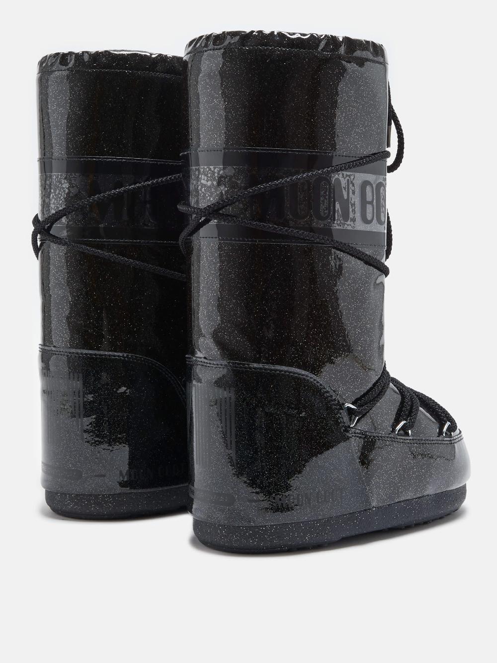 Moon Boot ICON GLITTER NERO Saldi Di Fabbrica