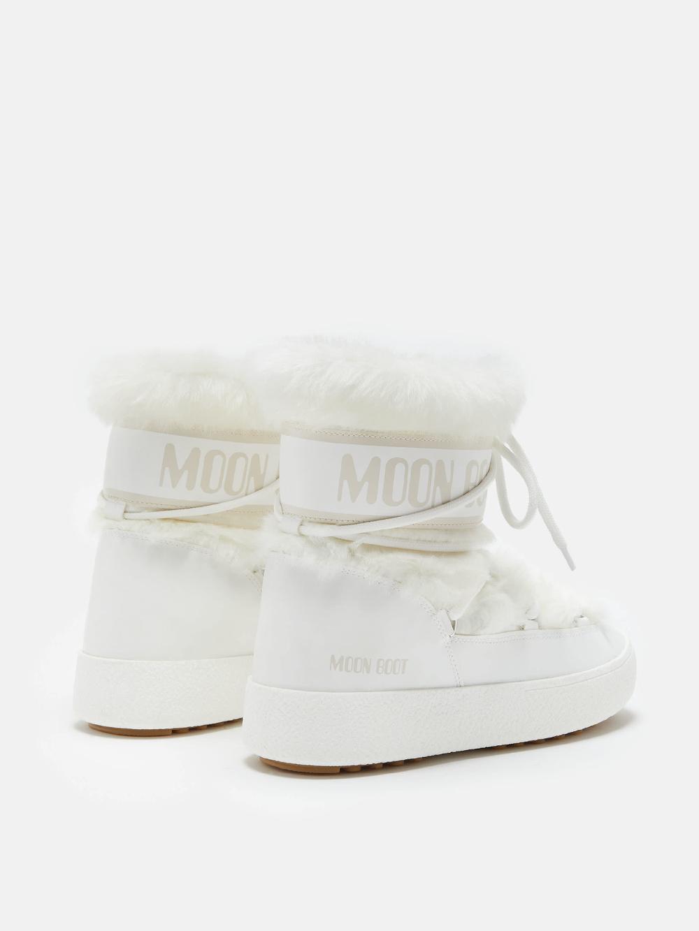 Moon Boot LTRACK LOW FAUX FUR BIANCO Qualità