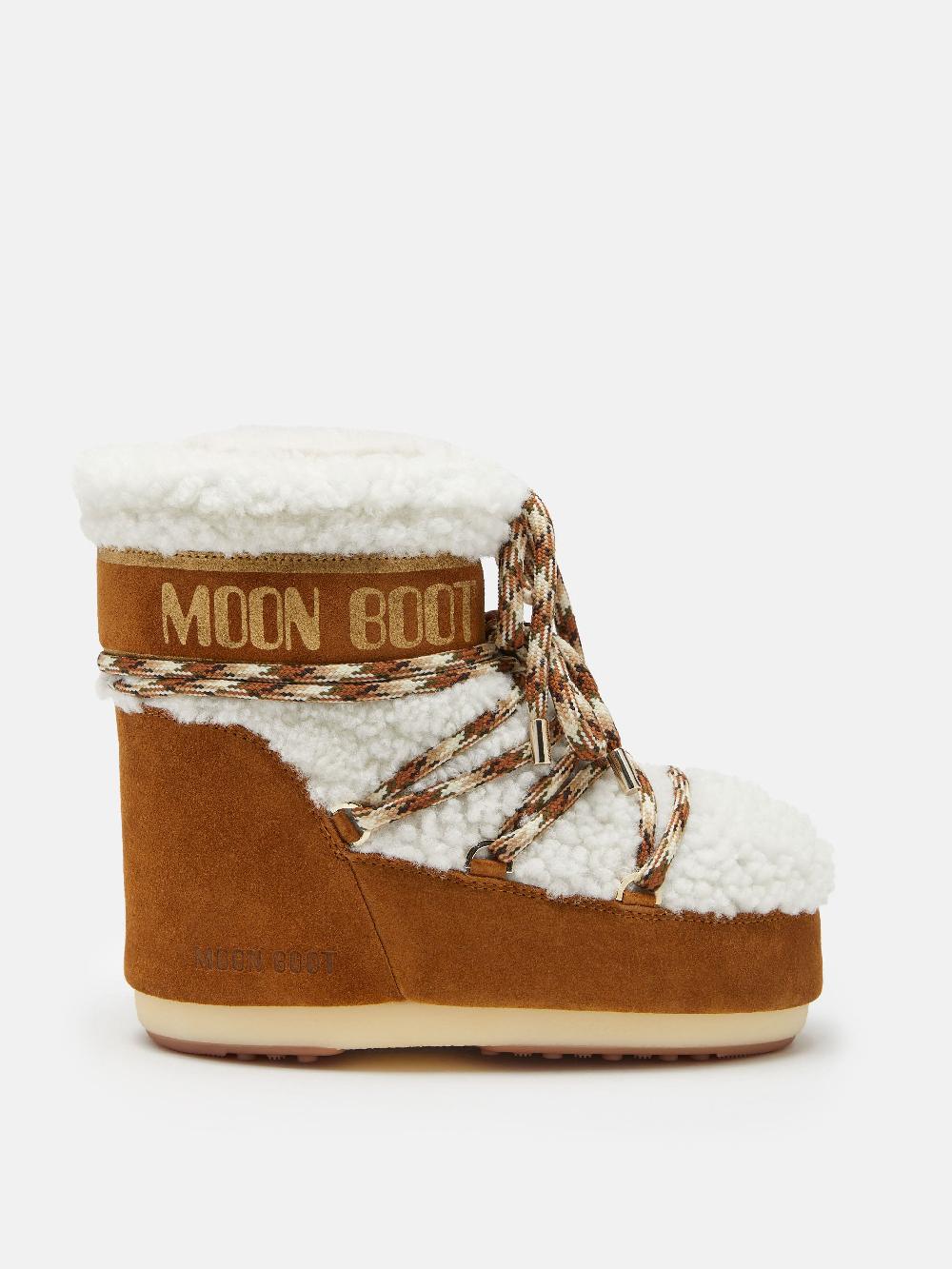 Moon Boot LAB69 ICON LOW NOCCIOLA IN SHEARLING Pezzi Unici