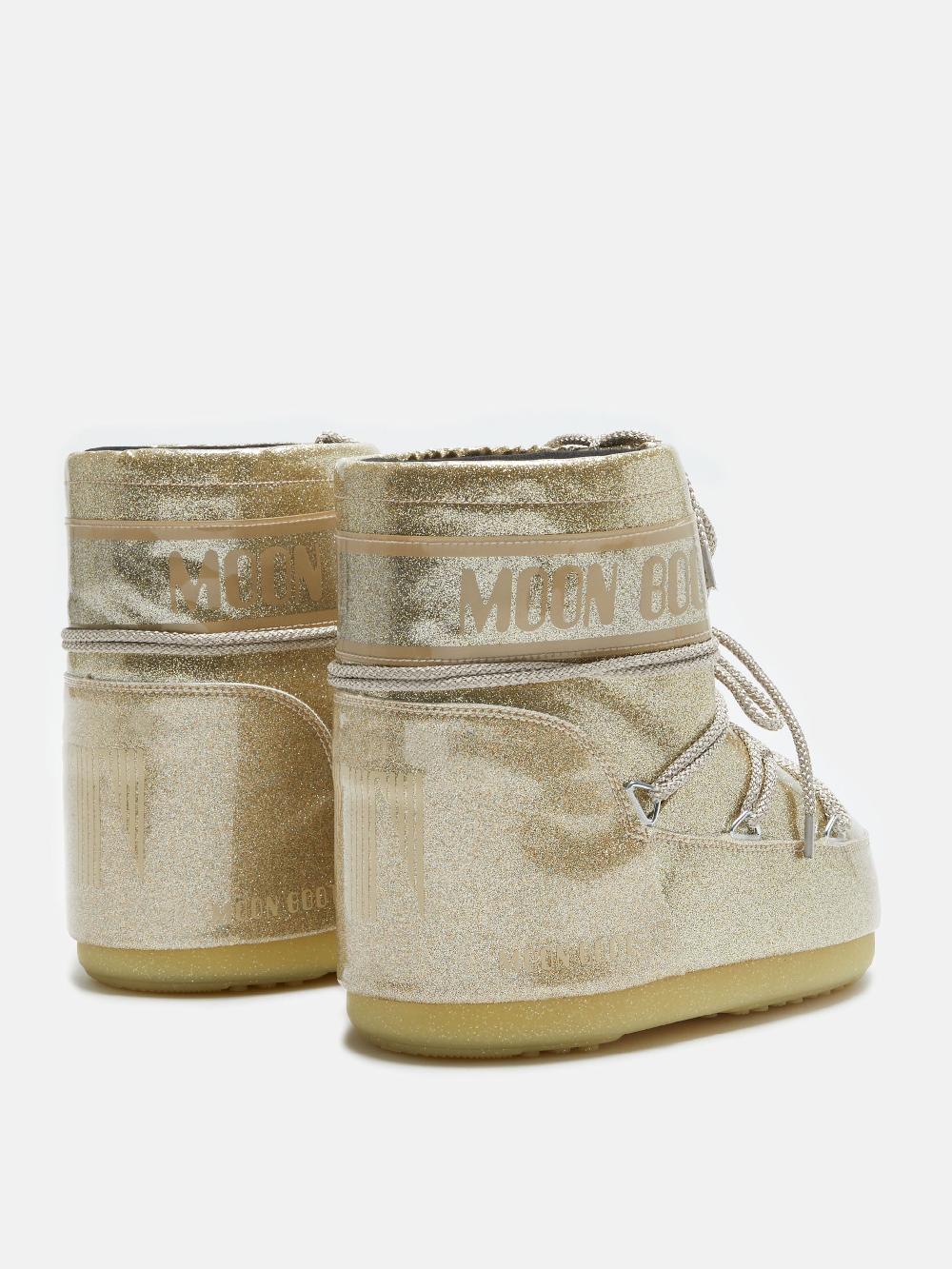 Moon Boot ICON LOW GLITTER ORO Acquista Ora