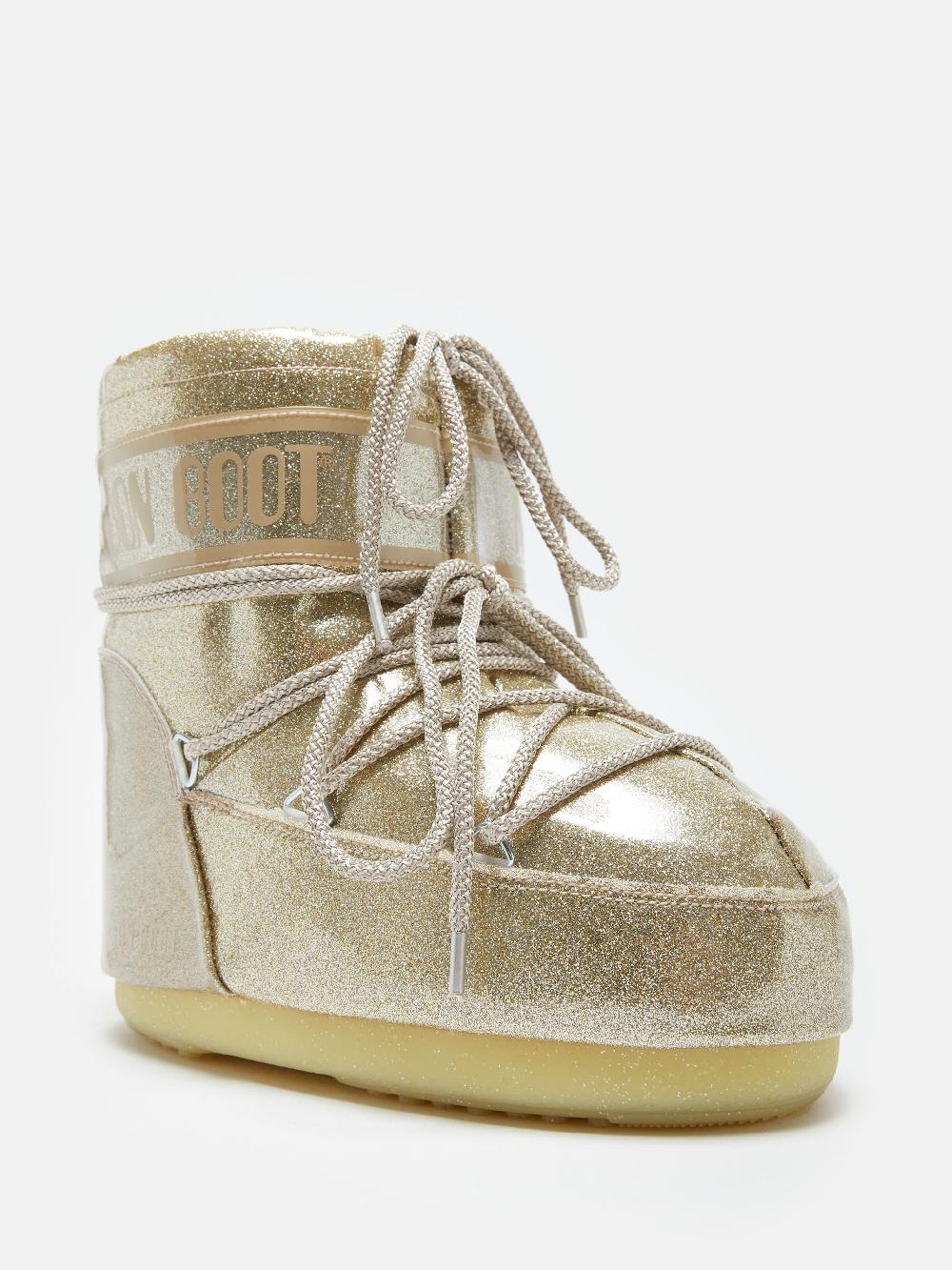 Moon Boot ICON LOW GLITTER ORO Acquista Ora