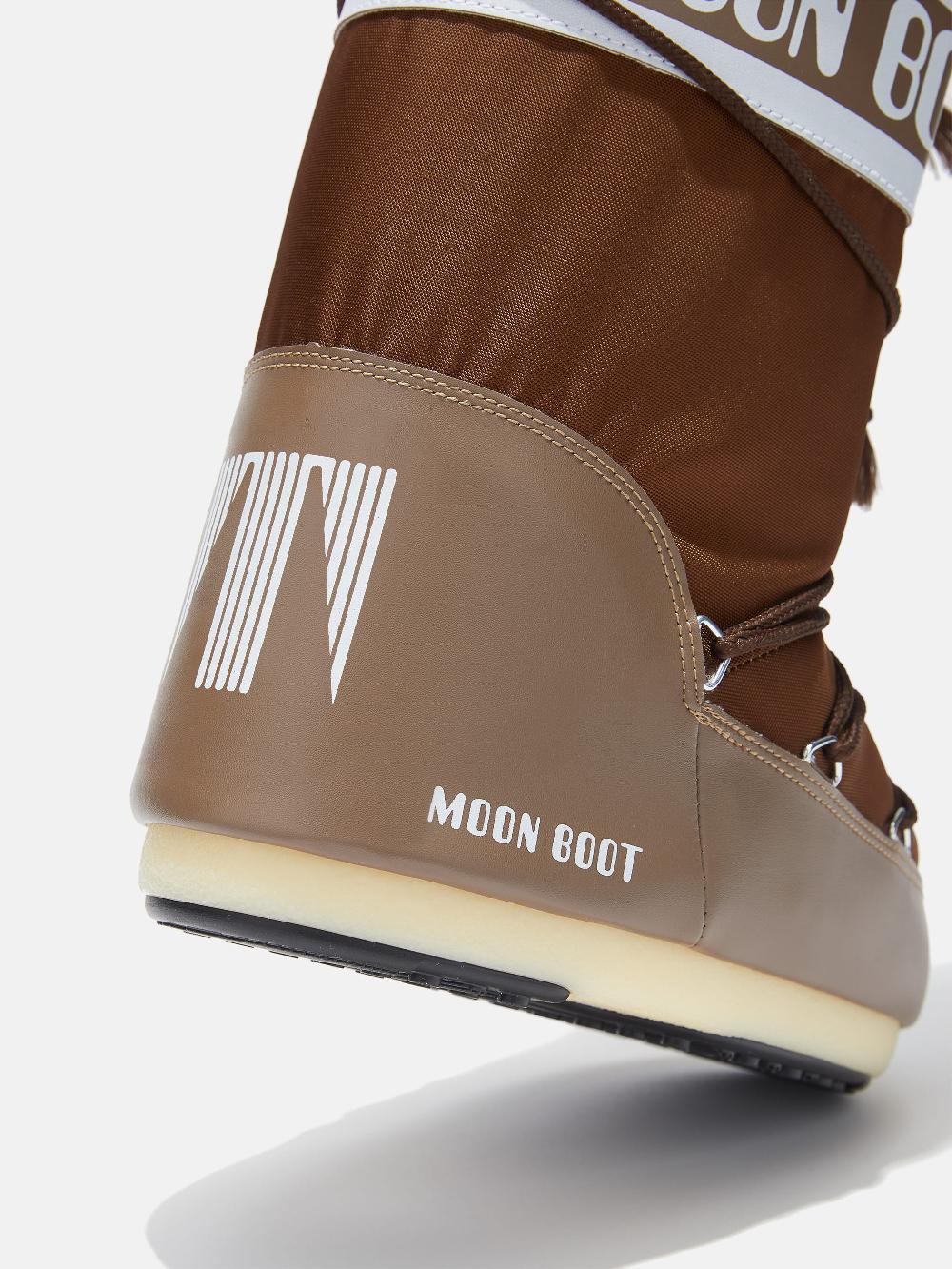 Moon Boot ICON MARRONE IN NYLON Affare Del Giorno