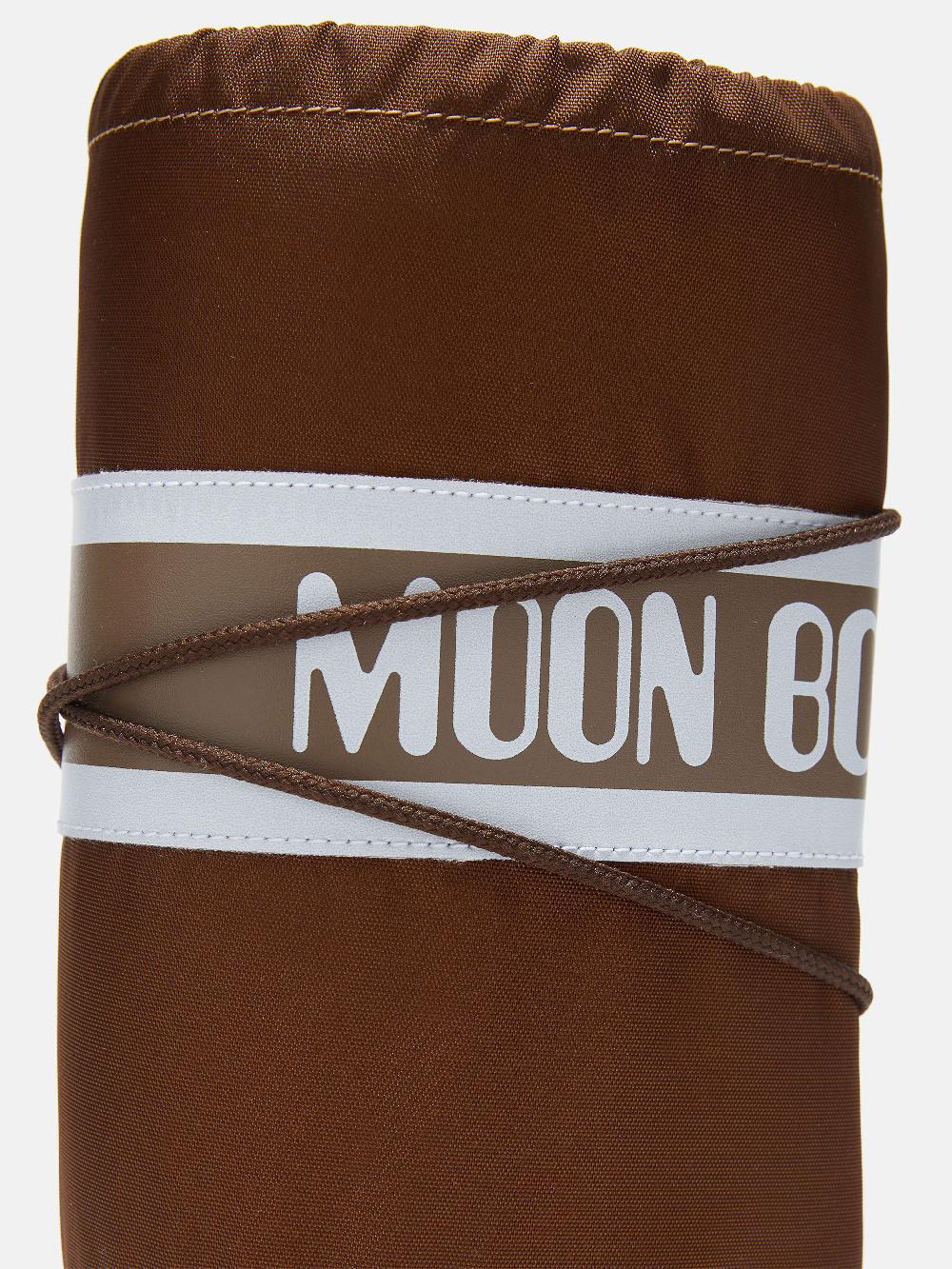 Moon Boot ICON MARRONE IN NYLON Affare Del Giorno