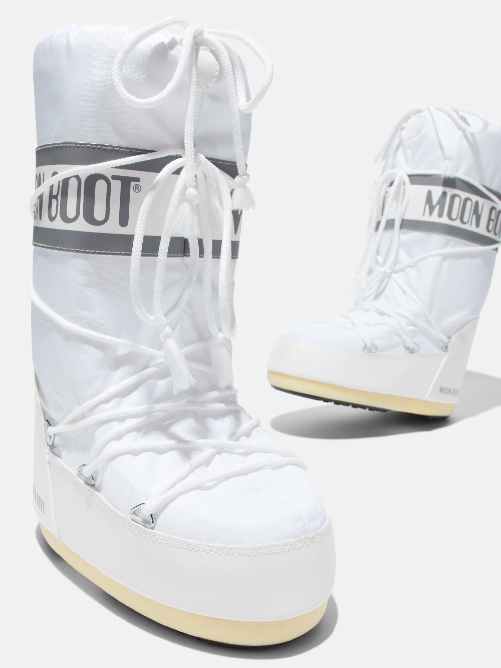 Moon Boot ICON BIANCO IN NYLON Offerta