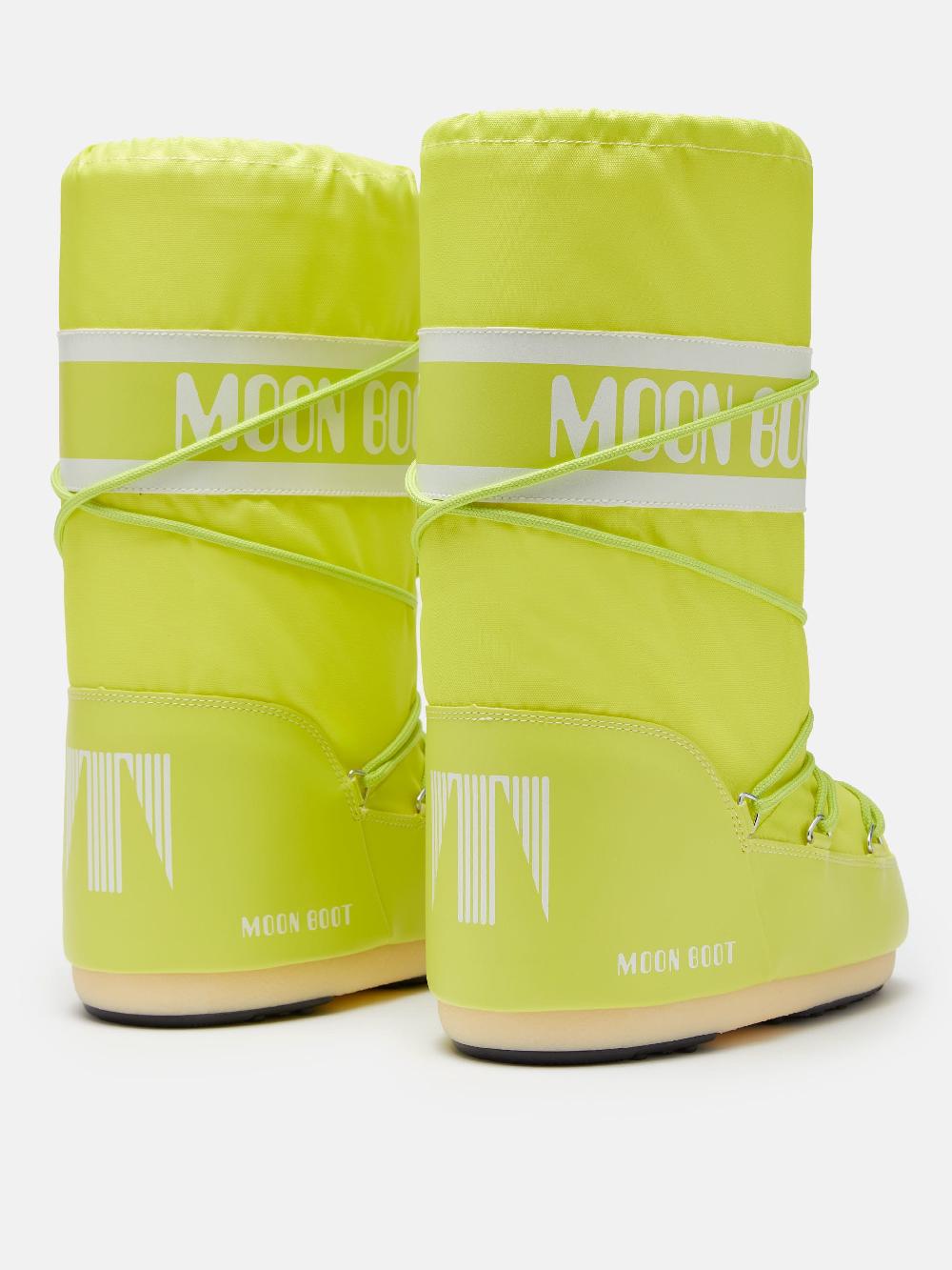 Moon Boot ICON NYLON VERDE LIME Saldi