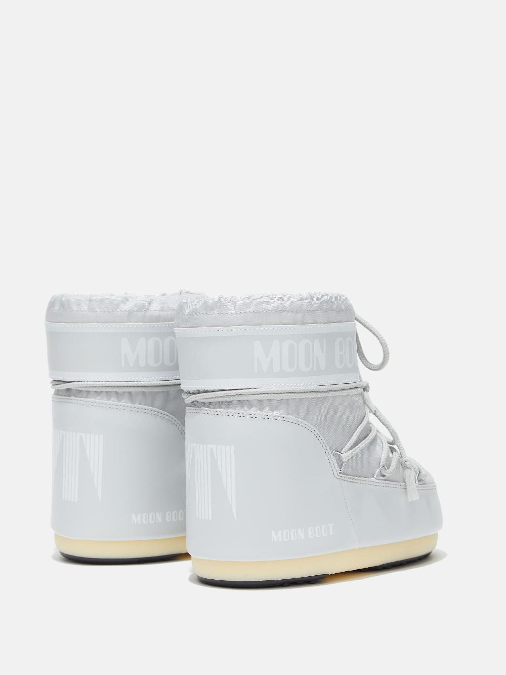Moon Boot ICON LOW GRIGIO IN NYLON Vendita Calda