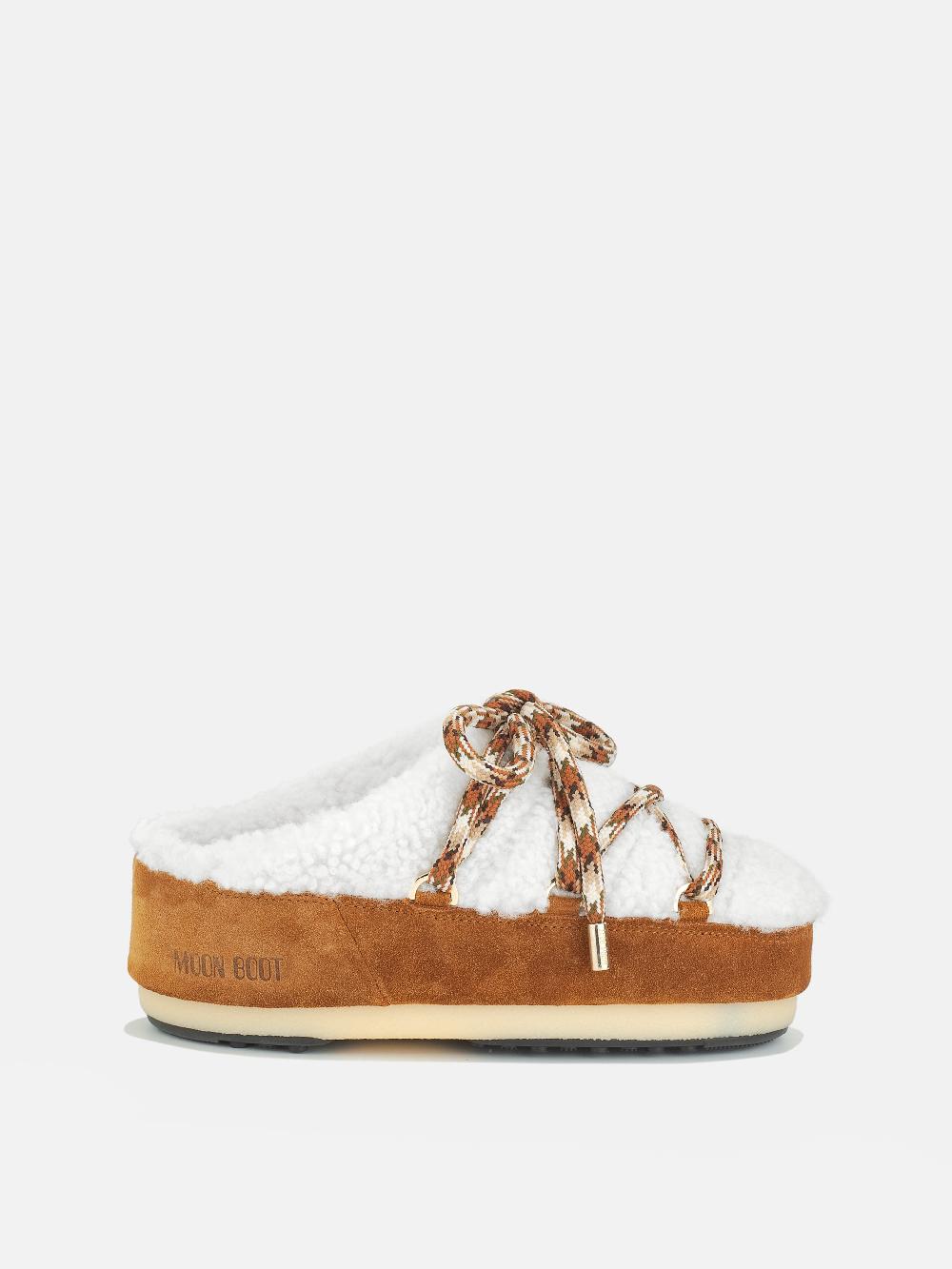 Moon Boot ICON MULE NOCCIOLA IN SHEARLING I Più Venduti