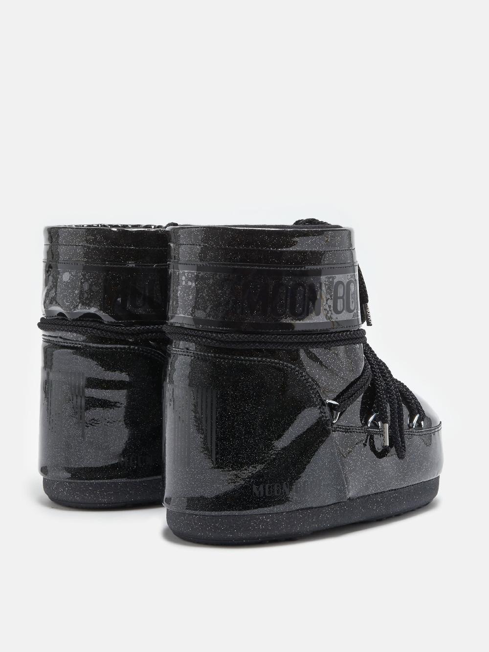Moon Boot ICON LOW GLITTER NERO Negozio