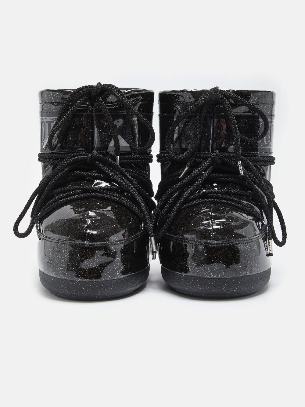 Moon Boot ICON LOW GLITTER NERO Negozio