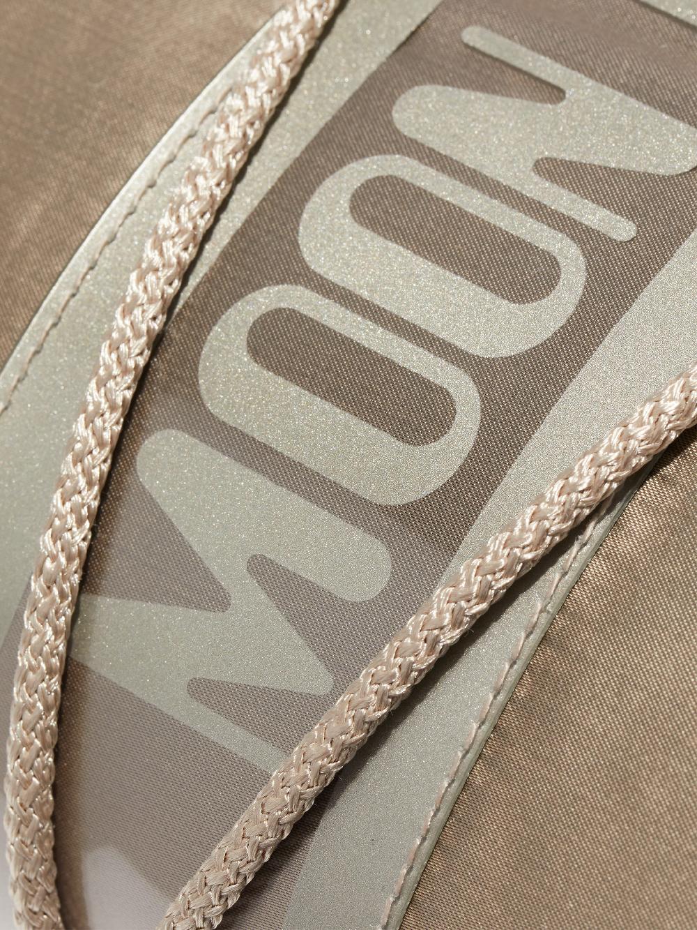 Moon Boot ICON GLANCE PLATINO IN RASO In Saldo