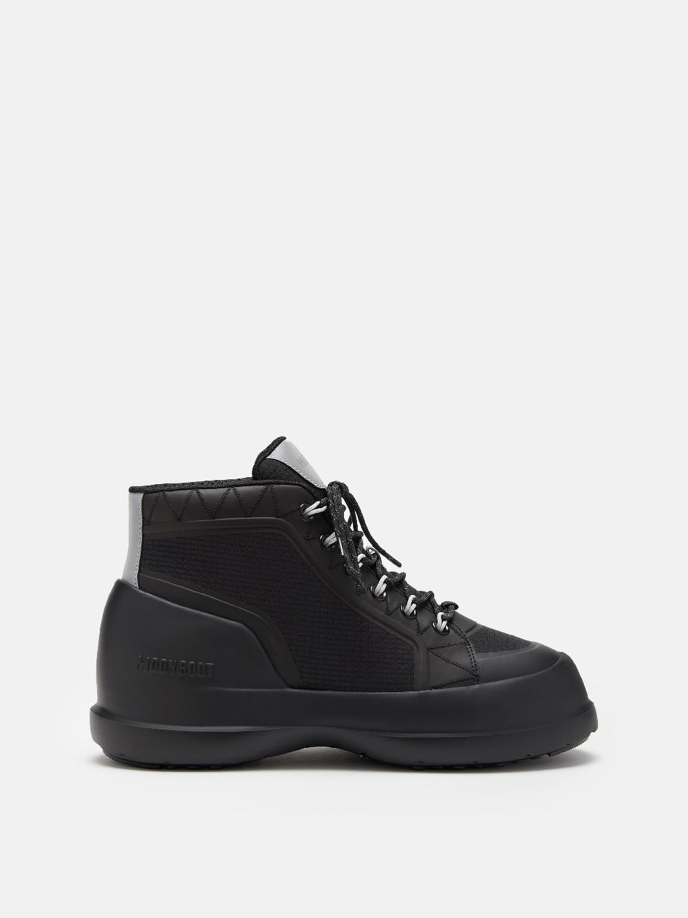 Moon Boot LUNA TREK MID NYLON NERO Nuova