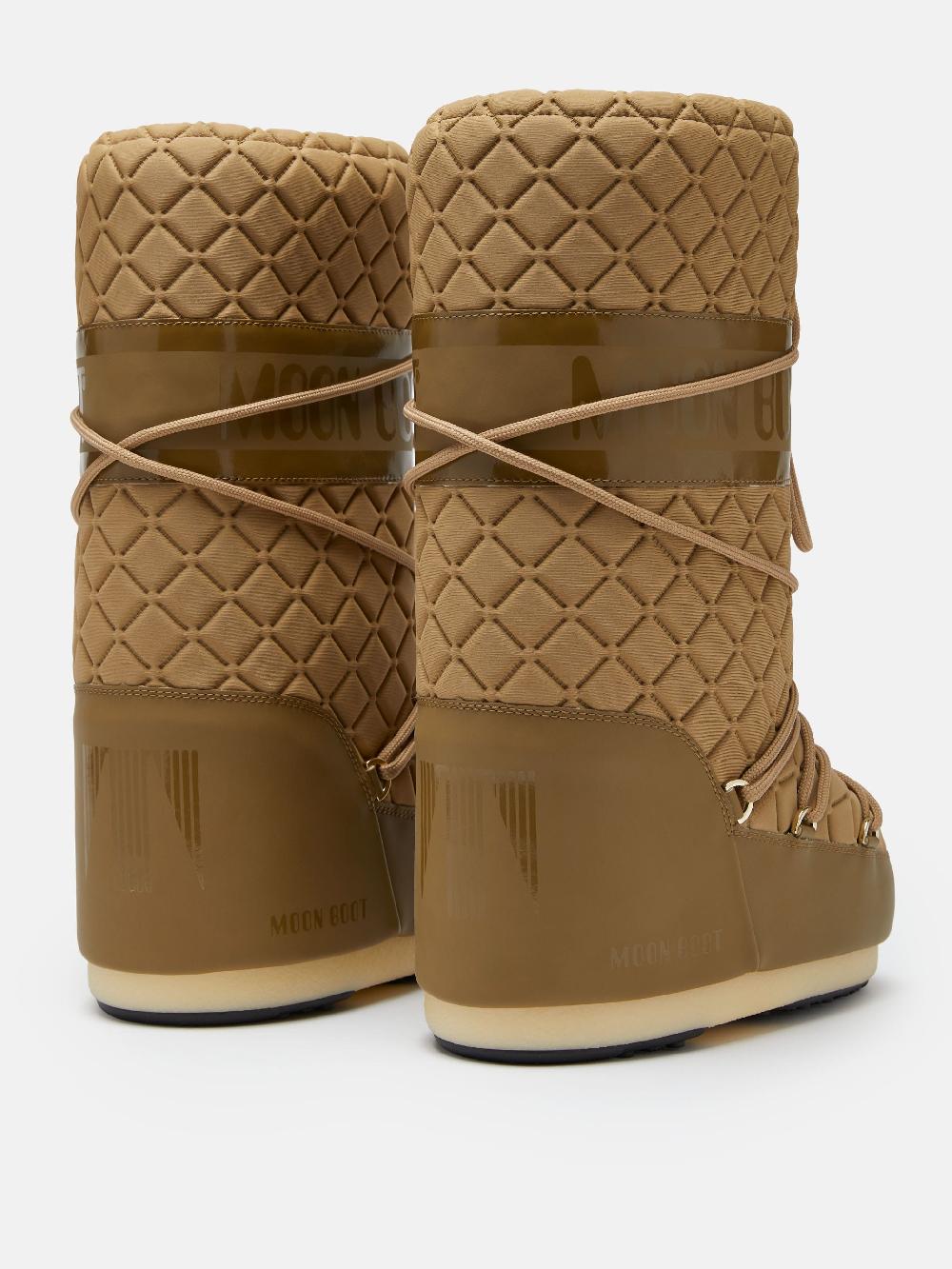 Moon Boot ICON QUILT MARRONE CHIARO Italy