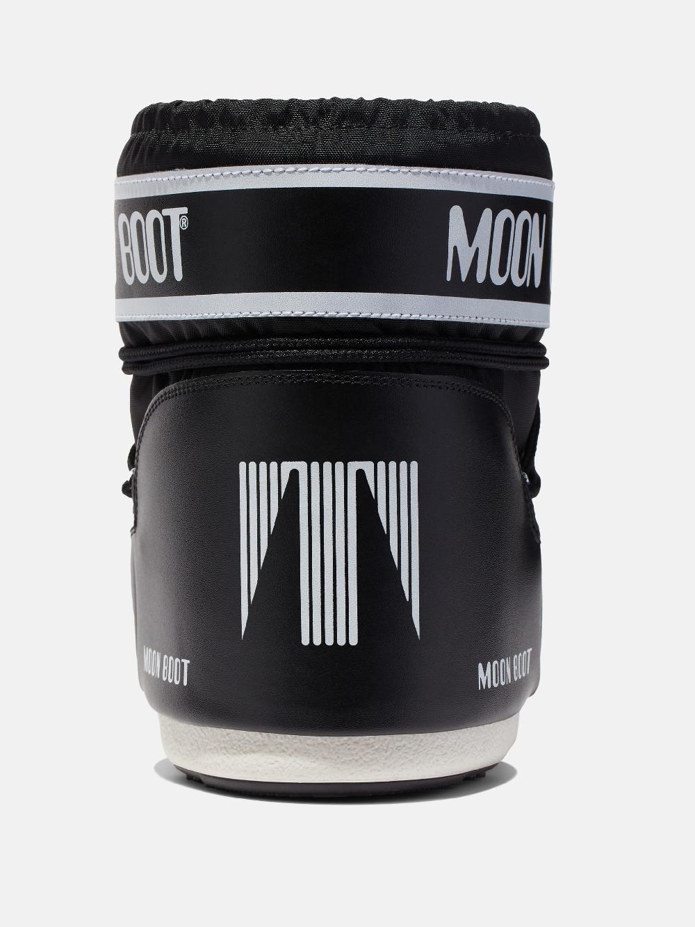 Moon Boot ICON LOW NERO IN NYLON Nuovo