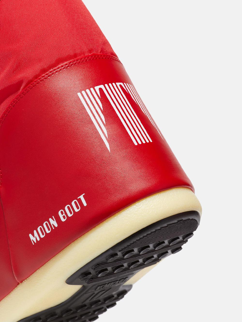 Moon Boot ICON ROSSO IN NYLON Vendita