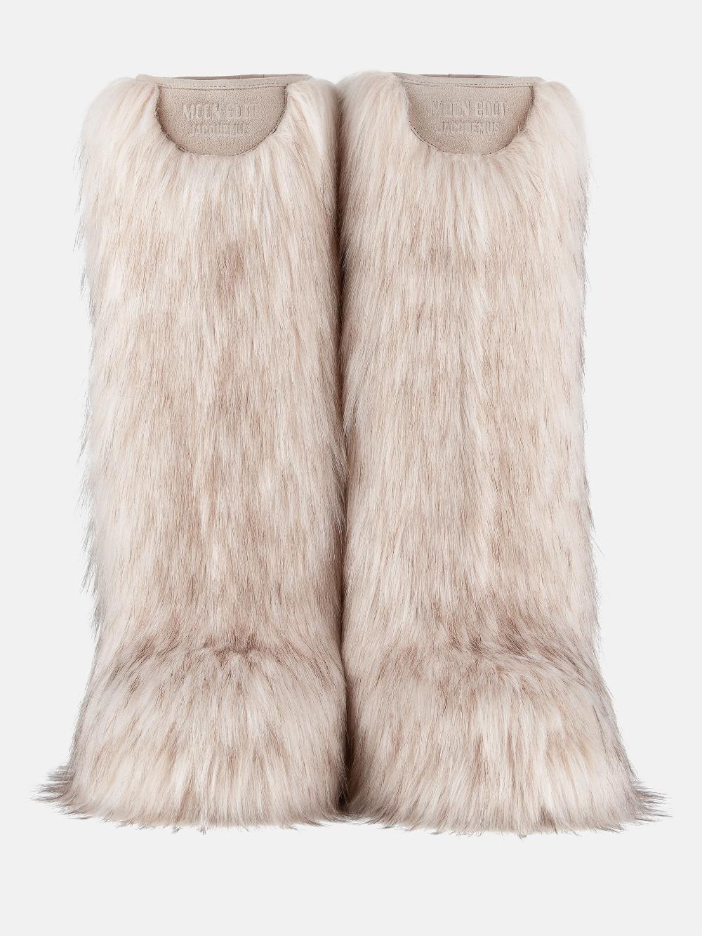 Moon Boot Icon Yeti High Faux-Fur Bianco Moon Boot + Jacquemus Shopping Online