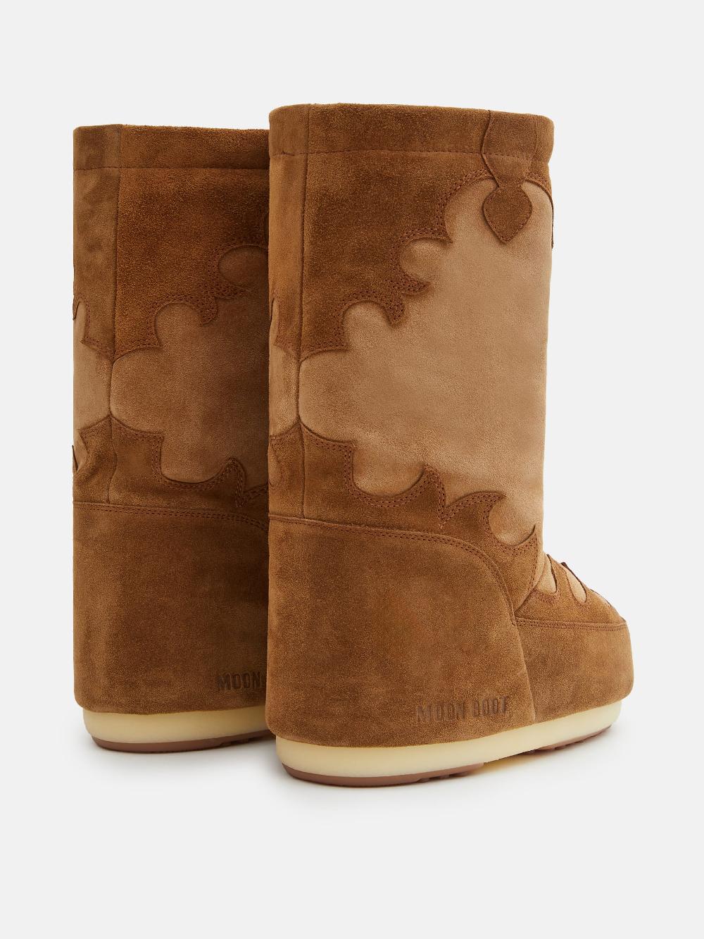 Moon Boot MB ICON SUEDE EMBROIDERY Saldi