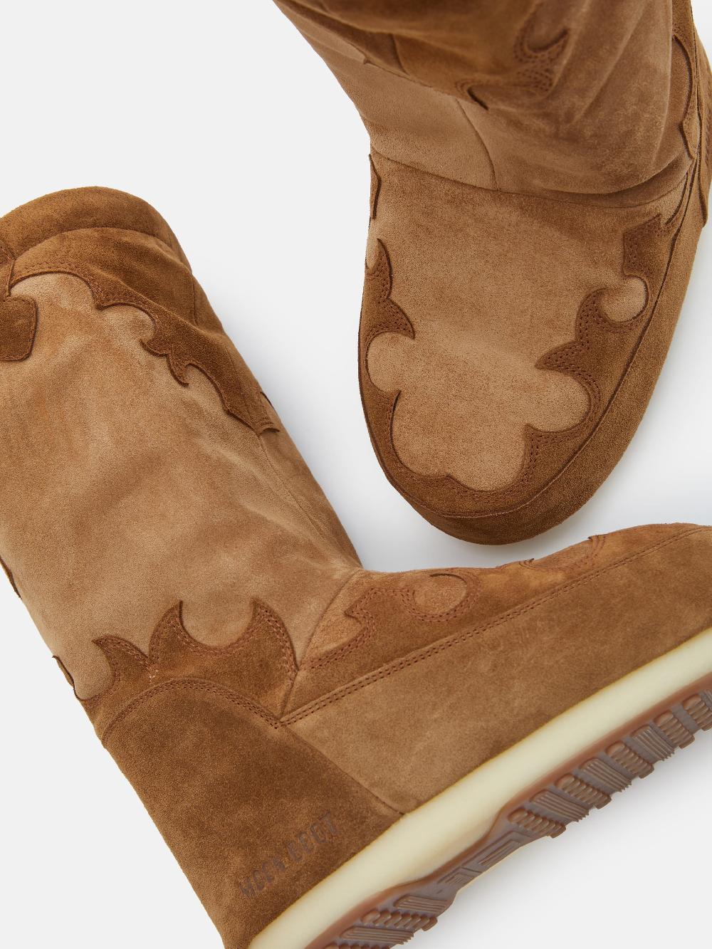 Moon Boot MB ICON SUEDE EMBROIDERY Saldi