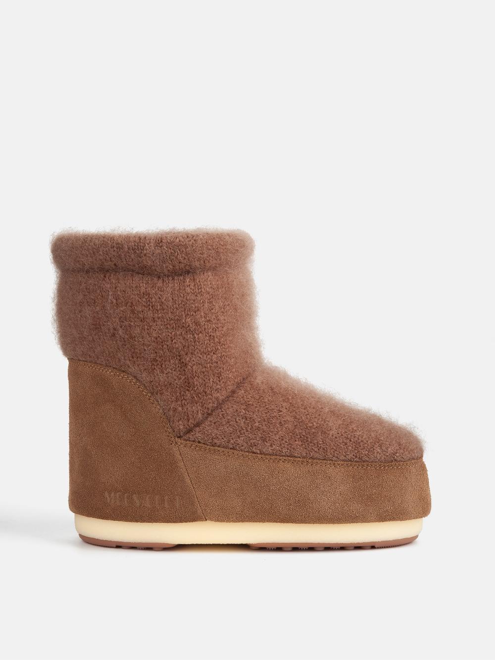 Moon Boot Icon Low No Lace Marrone Moon Boot + Jacquemus In Saldo