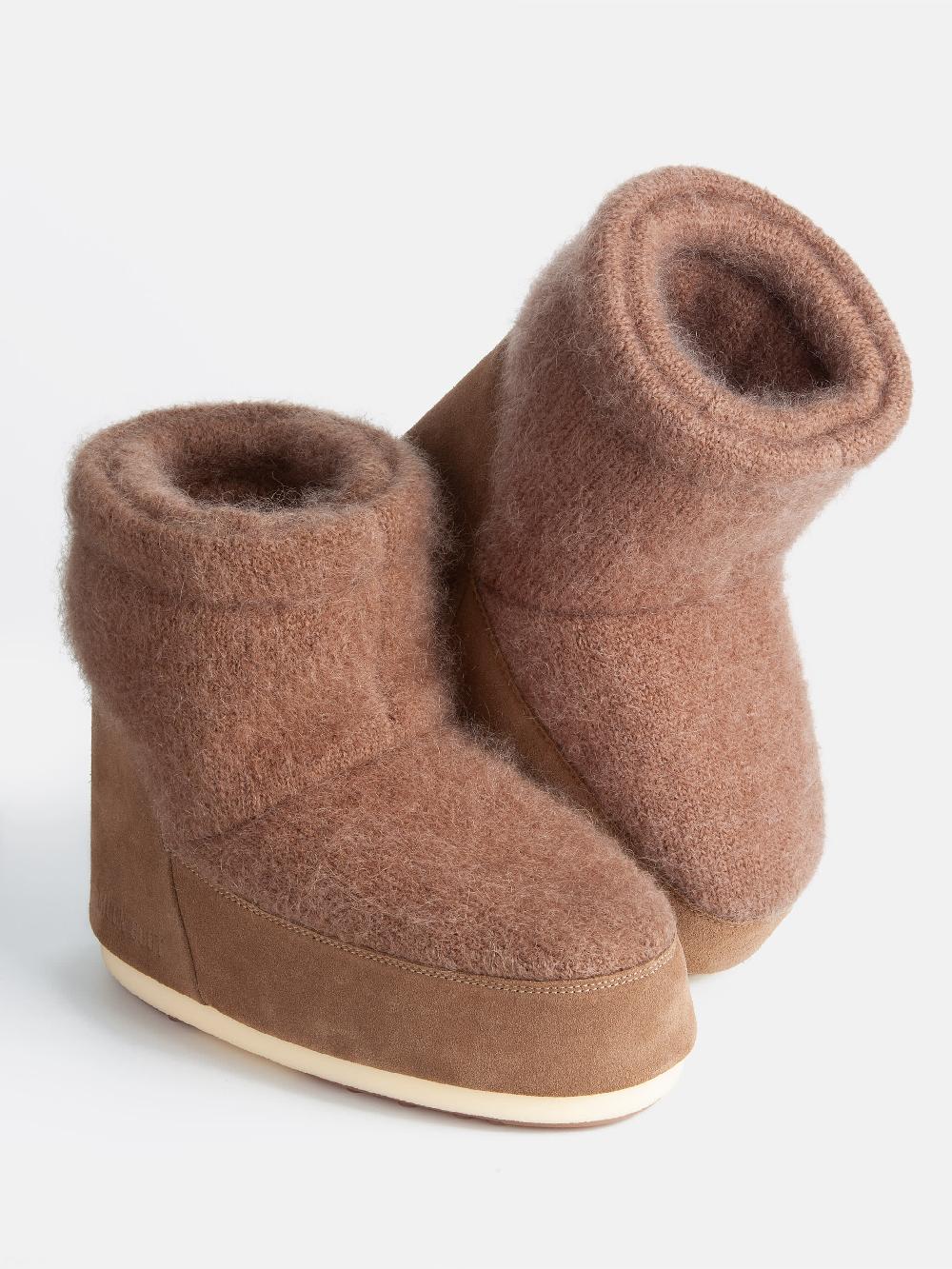 Moon Boot Icon Low No Lace Marrone Moon Boot + Jacquemus In Saldo