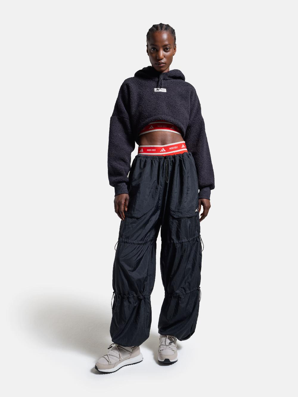 Moon Boot Pantaloni Parachute neri adidas x Moon Boot Italy