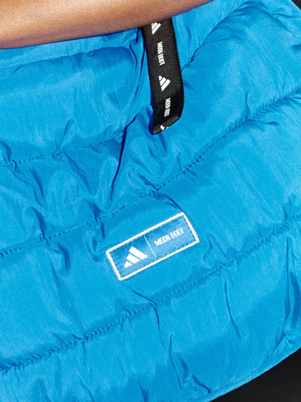 Moon Boot Borsa shopper blu con design imbottito adidas x Moon Boot Italia