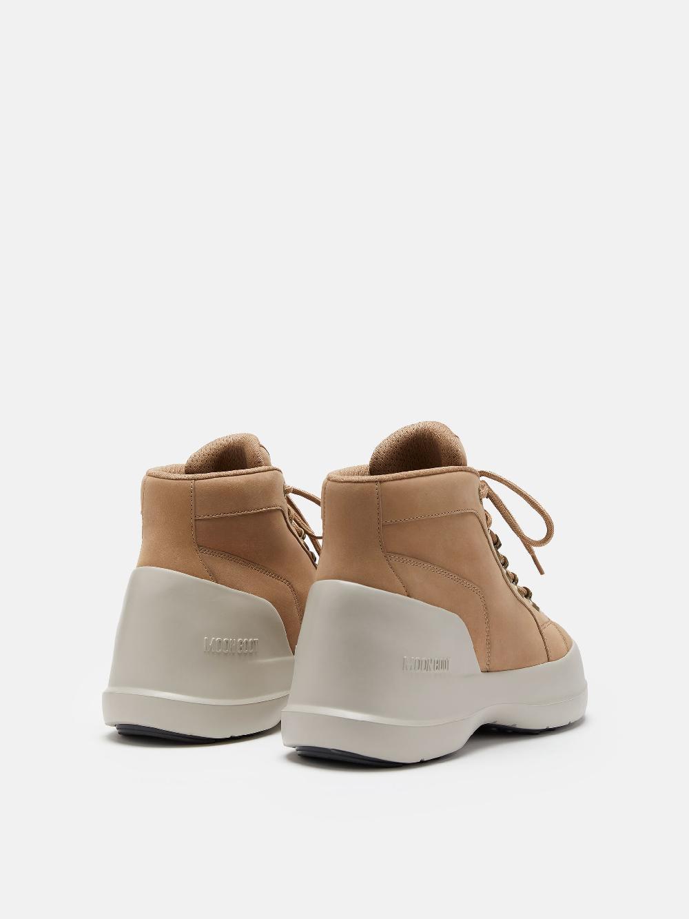 Moon Boot LUNA TREK MID NUBUCK BEIGE In Linea