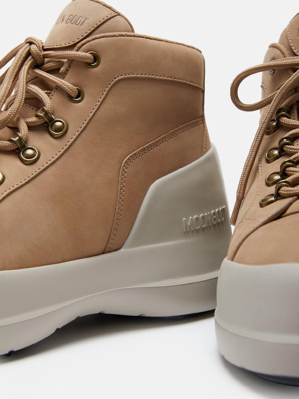 Moon Boot LUNA TREK MID NUBUCK BEIGE In Linea
