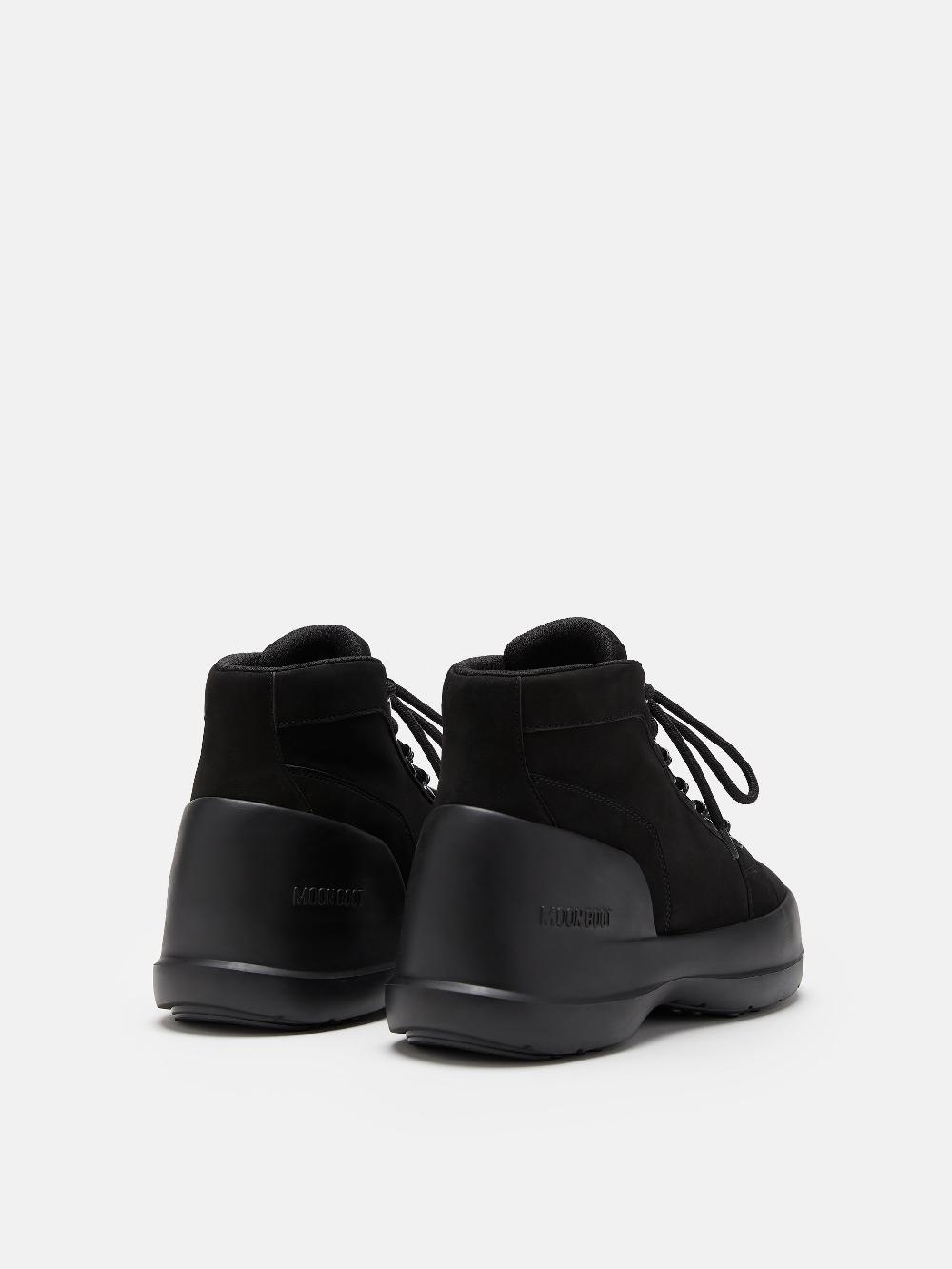 Moon Boot LUNA TREK MID NUBUCK NERO Nuovo
