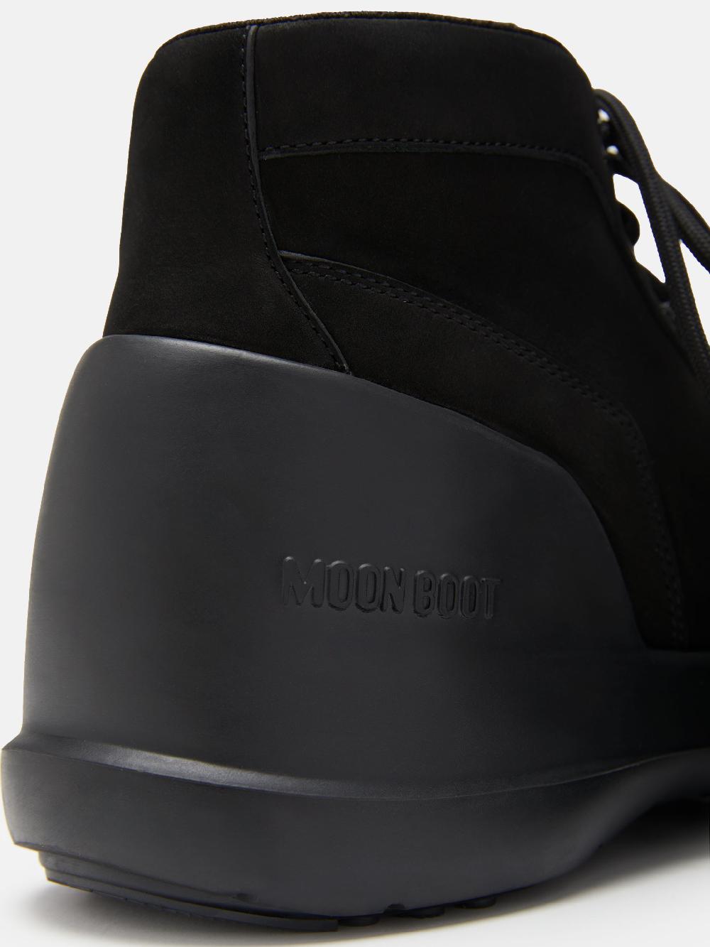 Moon Boot LUNA TREK MID NUBUCK NERO Nuovo