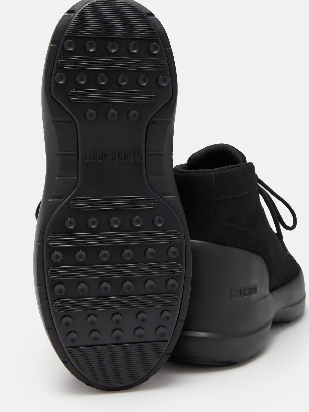 Moon Boot LUNA TREK MID NUBUCK NERO Nuovo