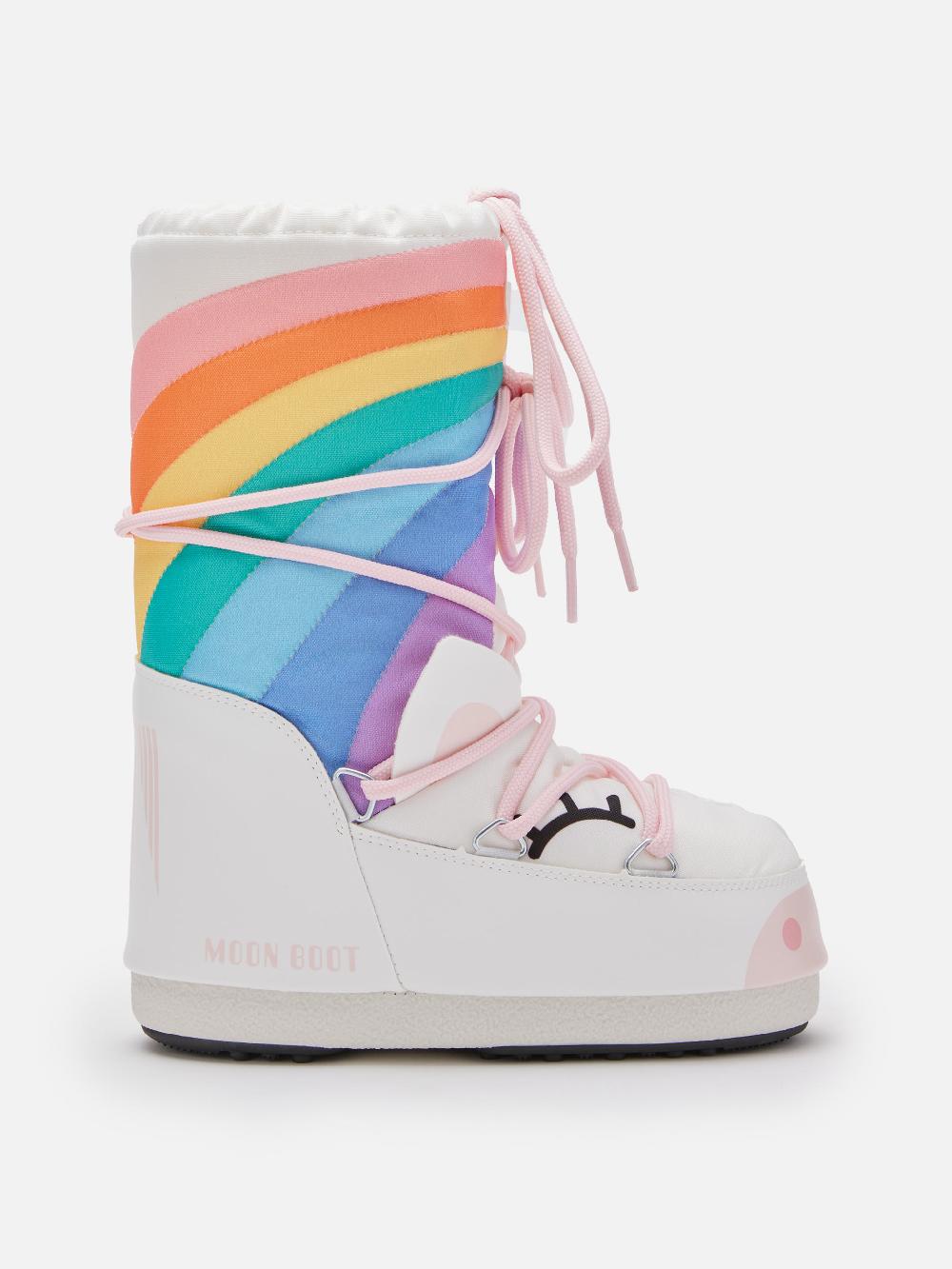 Moon Boot ICON JUNIOR UNICORN BIANCO Pezzi Unici