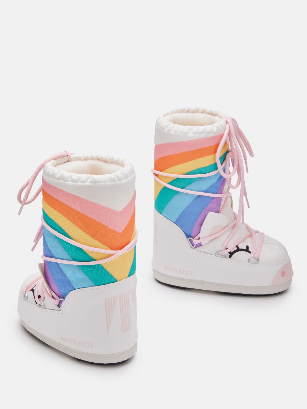 Moon Boot ICON JUNIOR UNICORN BIANCO Pezzi Unici