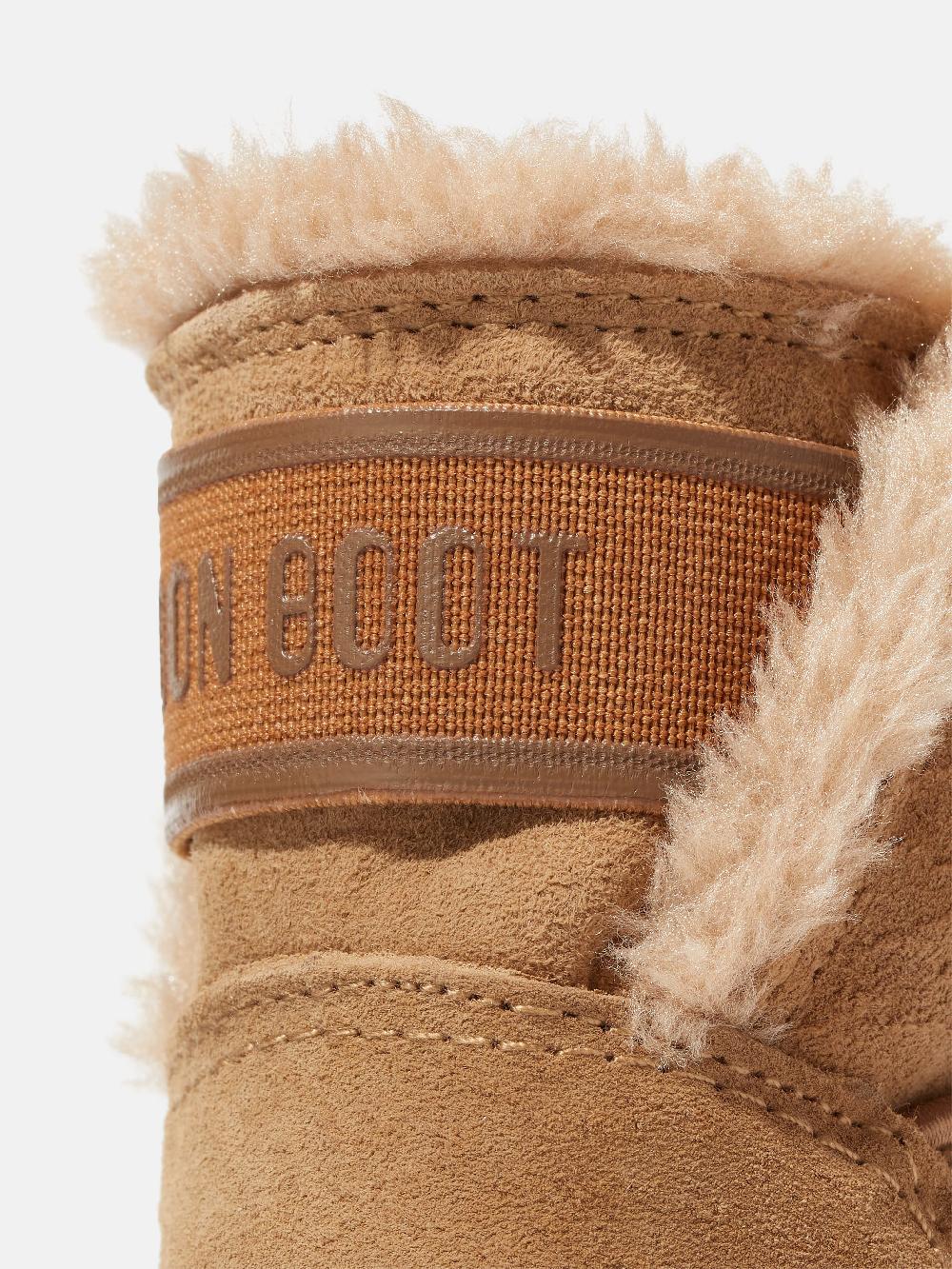 Moon Boot CRIB NOCCIOLA IN PELLE SCAMOSCIATA Qualità Garantita