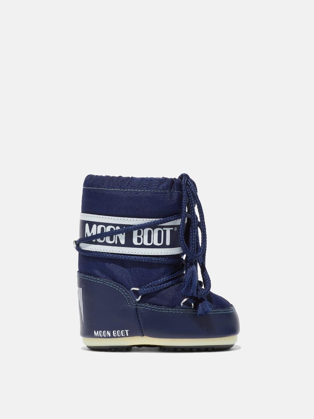 Moon Boot ICON MINI BLU IN NYLON Prezzo Ridotto