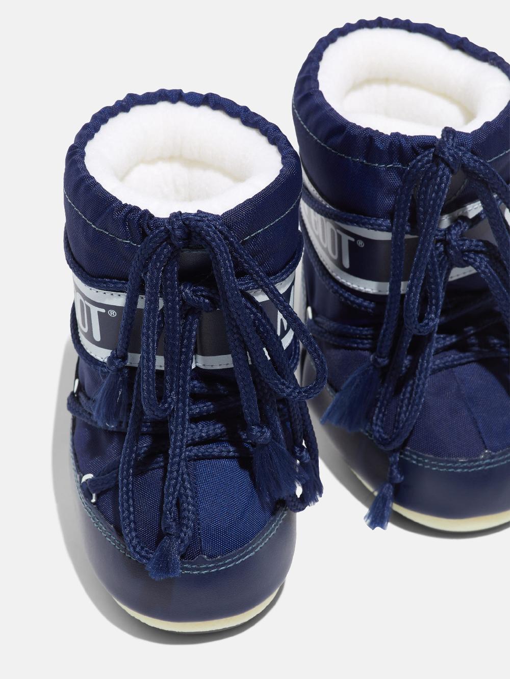 Moon Boot ICON MINI BLU IN NYLON Prezzo Ridotto