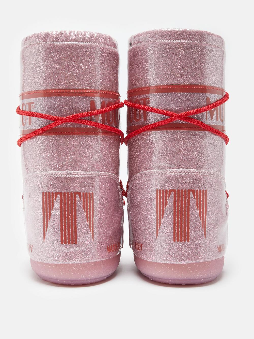 Moon Boot ICON JUNIOR GLITTER ROSA Hotsell