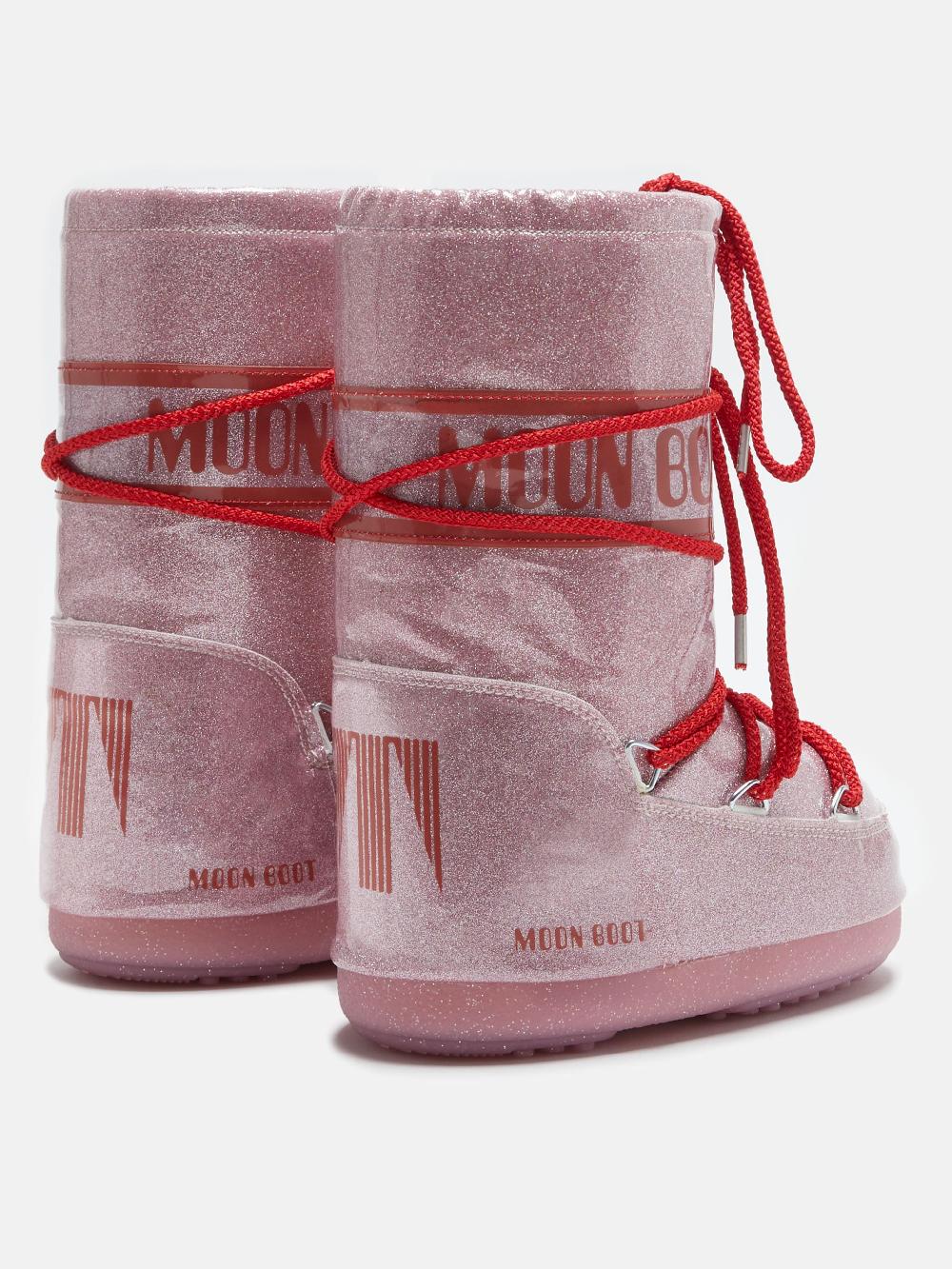 Moon Boot ICON JUNIOR GLITTER ROSA Hotsell