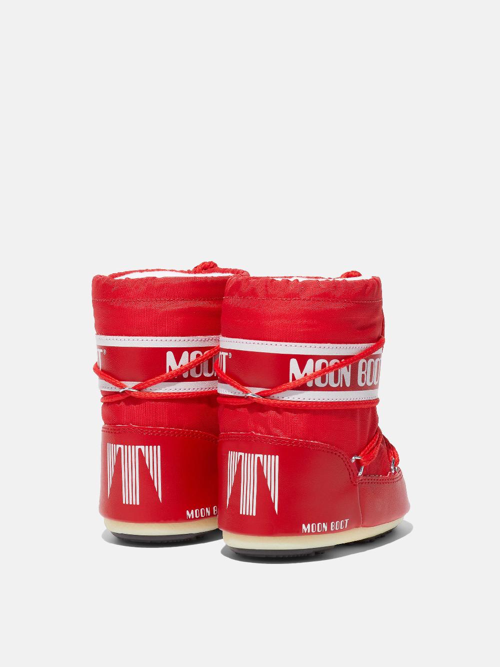 Moon Boot ICON MINI ROSSO IN NYLON Negozio