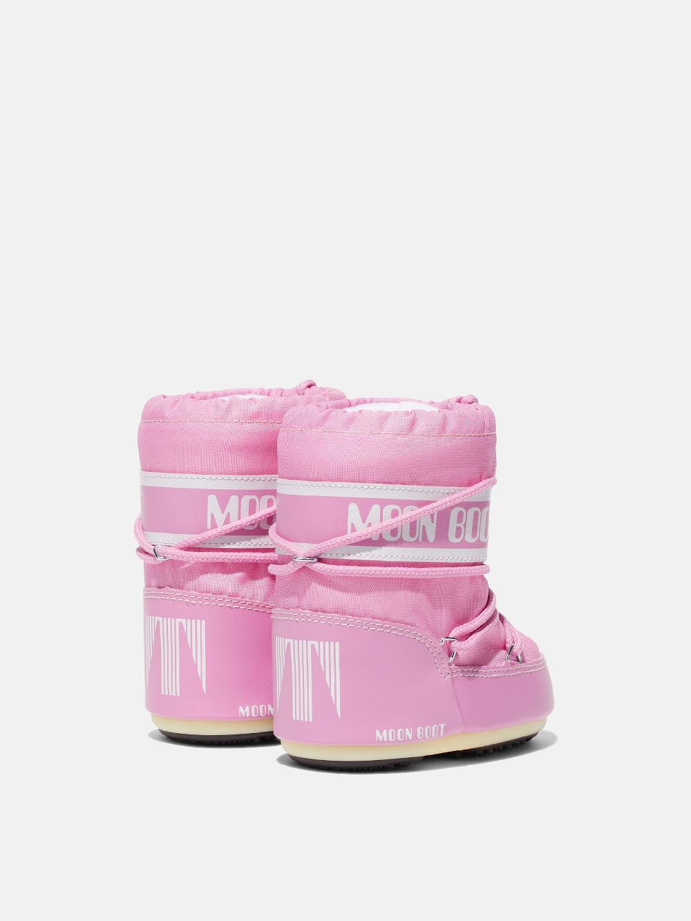 Moon Boot ICON MINI ROSA IN NYLON In Saldo