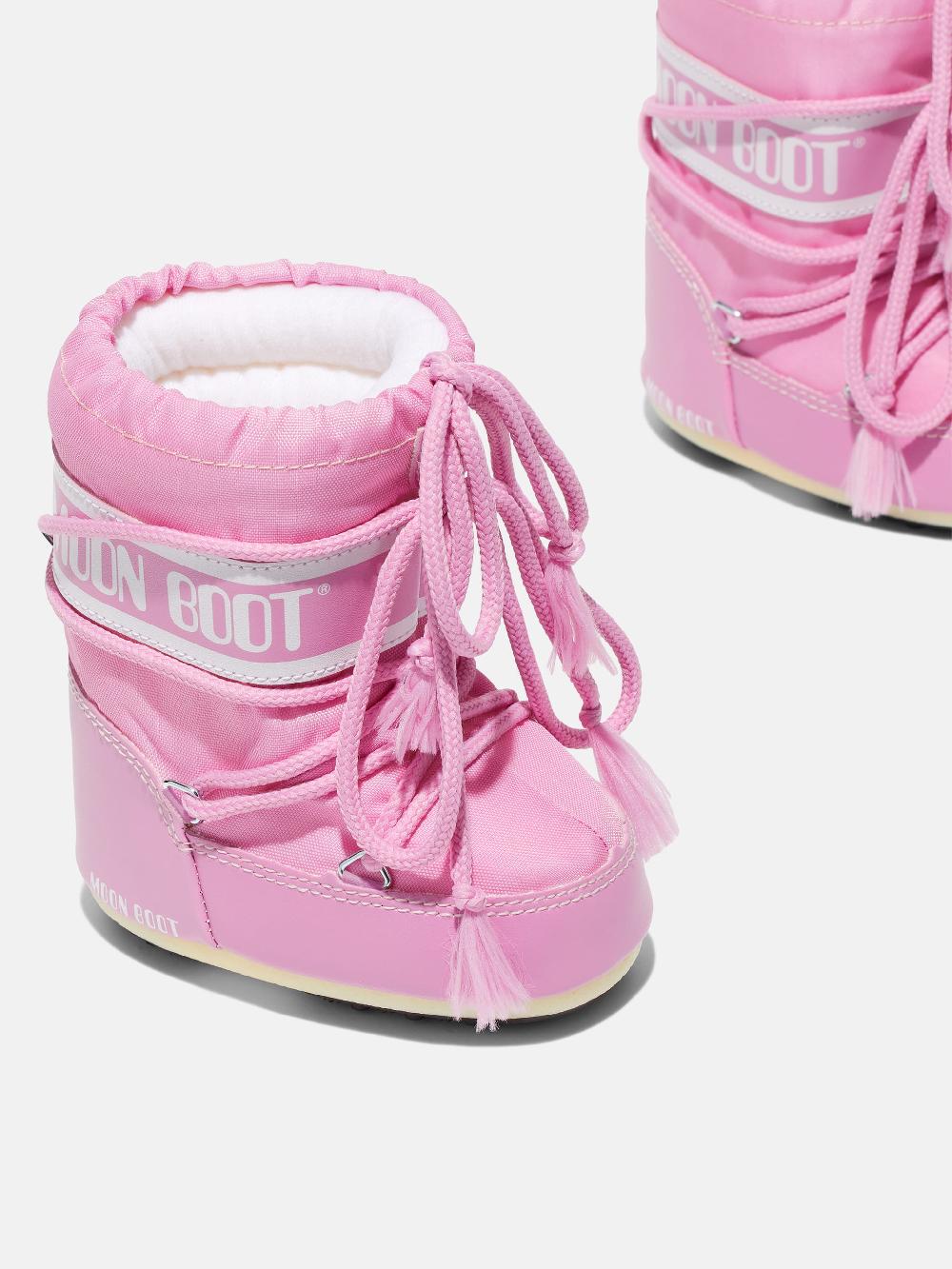 Moon Boot ICON MINI ROSA IN NYLON In Saldo